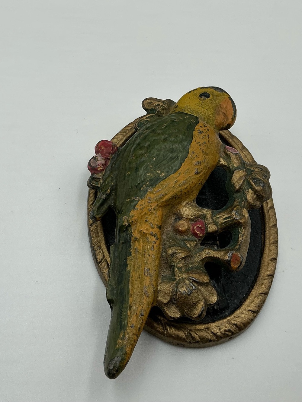 Vintage Colorful Cast Iron Door Knocker